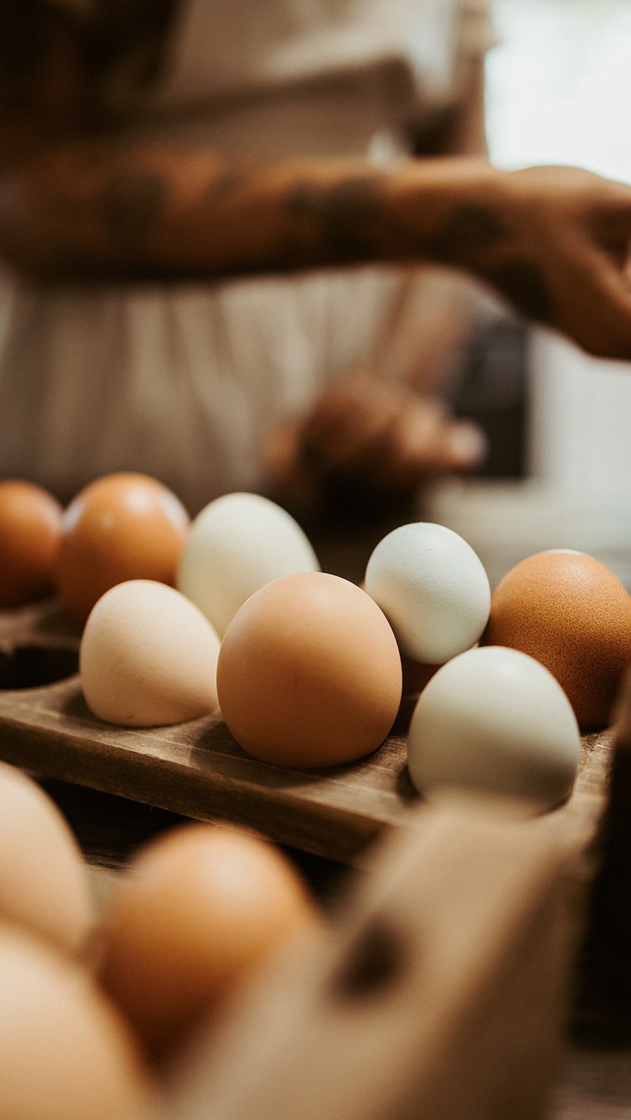 Water Glassing Chicken Eggs